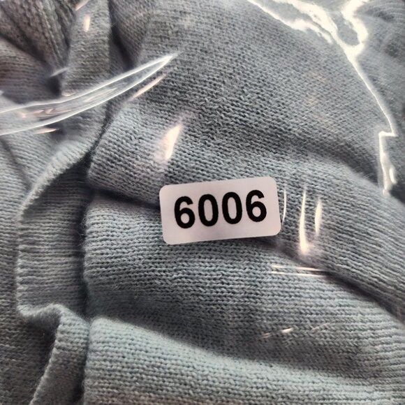 Womens Light Blue Ann Taylor Sweater Button-Back Long Sleeve Size M - Picture 10 of 10